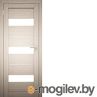 Дверь межкомнатная с комплектом установки Юни Двери Амати 12 60x200 (дуб беленый/стекло белое)