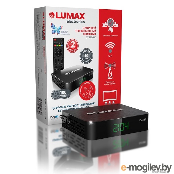 Тюнер цифрового телевидения Lumax DV2104HD