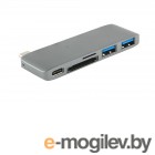 все для MacBook Адаптер Red Line Type-C Multiport Adapter Grey УТ000012173
