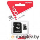 Карта памяти SMARTBUY MicroSDHC 8GB Сlass10 + адаптер (5)