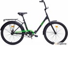 Велосипеды. Велосипед AIST Smart 1.1 (24, черный/зеленый)