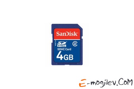 Карта памяти SanDisk SDHC (Class 4) 4GB (SDSDB-004G-B35)