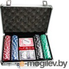 Набор для покера No Brand S-1 в чемодане, 200 фишек