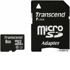 Карта памяти Transcend microSDHC Class 10 UHS-I 8GB + адаптер (TS8GUSDU1)