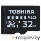 Карта памяти Toshiba THN-M203K0320EA microSDHC Class 10 32GB (с адаптером)