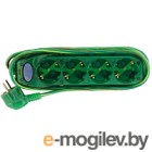 Удлинитель Electraline 62330 (5м, прозрачный/зеленый)