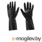 Перчатки из латекса защитные промышленные, р-р 8/M, черные, JetaSafety (Защитные промышленные перчатки из латекса. Черные Р-ры: M ( 12 пар/уп))