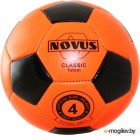 Мяч для футзала Novus Classic Futsal PVC Foam (размер 4, оранжевый/черный)