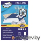 Этикетки Europe100 ELA027-100 ELA027 A4 210x297мм 1шт на листе/70г/м2/100л./белый матовое самоклей. универсальная