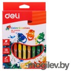 Масляная пастель Deli EC20110 Color Emotion шестигранные 18цв. картон.кор./европод.