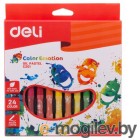 Масляная пастель Deli EC20120 Color Emotion шестигранные 24цв. картон.кор./европод.