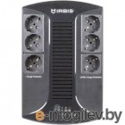 IRBIS UPS Personal plus 800VA/480W, Line-Interactive, AVR, 6xSchuko outlets(3 Surge & 3 batt.), 2 USB charger, 2 year warranty