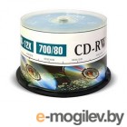 Диск CD-RW Mirex 700 Mb, 12х, Cake Box (50), (50/300)
