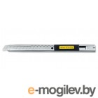 Нож OLFA OL-SVR-2 с выдвижным лезвием и корпусом из нержавеющей стали, автофиксатор, 9мм