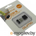 Флеш Диск 4GB QUMO NANO [QM4GUD-NANO-B] Black USB 2.0
