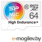 Флеш карта microSD 64GB Silicon Power High Endurance microSDXC Class 10 UHS-I U3 (SD адаптер), MLC