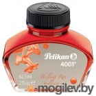 Флакон с чернилами Pelikan INK 4001 76 (PL329169) Brilliant Red чернила 62.5мл для ручек перьевых