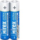 Набор батареек (AAAx2шт.) - Mirex [LR03-S2]; Alkaline; в плёнке