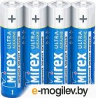 Набор батареек (AAAx4шт.) - Mirex [LR03-S4]; Alkaline; в плёнке