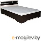 Односпальная кровать SV-мебель Эдем 2 90х200 (дуб венге/дуб млечный)