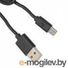 Кабель Qumo, USB-Micro USB, 1.8м, 5В, 2А, 10Вт, опл. PVC, кон. PVC, круглый, черный