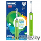 Зубная щетка электрическая Oral-B Junior зеленый/белый
