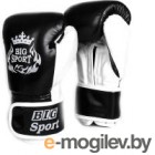 Боксерские перчатки BigSport D106B (12oz, черный)