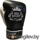 Боксерские перчатки BigSport D106B (14oz, черный)