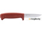 Нож Mora Basic 511 (12147) стальной разделочный лезв.91мм прямая заточка бордовый