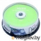 Диск DVD-RW 4,7Gb Mirex 4x Cake box, 25шт 130032A4M