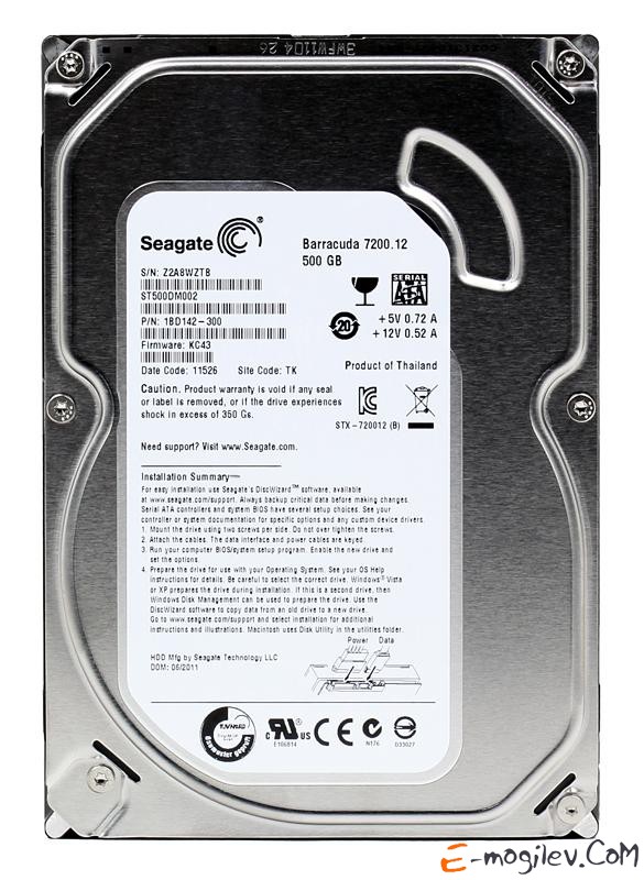 Жесткий диск Seagate Barracuda 7200.12 500GB (ST500DM002)