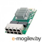 NIP-51084 (A7871460)   Caswell Сетевой адаптер PCIe Gen2.0 x8, 8x 1GbE RJ-45 Ethernet Ports, Intel i350-AM4 LAN Controller