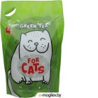 Наполнитель для туалета For Cats Силикагелевый с ароматом зеленого чая / TUZ033 (4л)