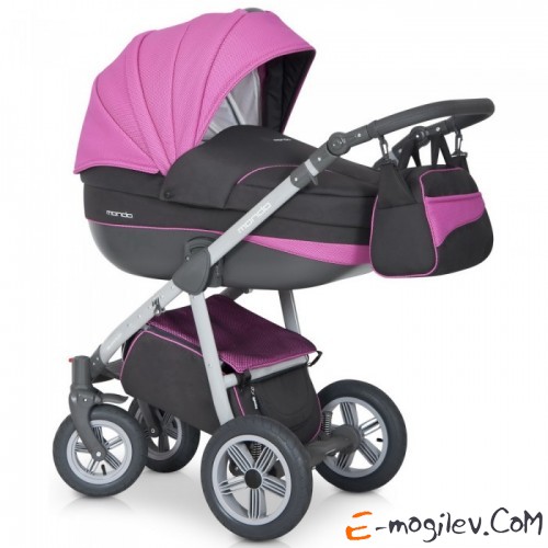 Детская универсальная коляска Expander Mondo Grey Line 2 в 1 (Pink)
