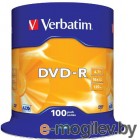 Verbatim DVD-R 4.7Gb 16 100  Cake Box 43549
