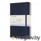 Блокнот для рисования Moleskine ART SKETCHBOOK ARTQP054B20 Medium 115x180мм 144стр. нелинованный мягкая обложка синий
