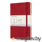 Блокнот для рисования Moleskine ART SKETCHBOOK ARTQP054F2 Medium 115x180мм 144стр. нелинованный мягкая обложка красный