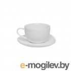 TUDOR ENGLAND Royal White Кофейная пара (чашка + блюдце) 90 мл