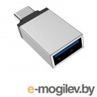 USB A/B/Micro/Mini/Type-C Borofone BV3 Type-C OTG Silver