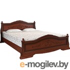 Полуторная кровать Bravo Мебель Карина 1 140x200 (орех)
