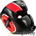 Боксерский шлем BN fight D100 (черный/красный)