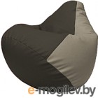 Бескаркасное кресло Flagman Груша Макси Г2.3-1602 (черный/светло-серый)