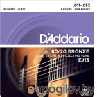 Струны для акустической гитары DAddario EJ13