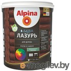 Лазурь для древесины Alpina Аква (900мл, рябина)