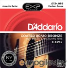 Струны для акустической гитары DAddario EXP-12