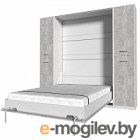 Комплект мебели для спальни Интерлиния Innova V140-2 (бетон/белый)