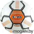Футбольный мяч Novus Turbo PVC (размер 3, белый/черный/оранжевый)