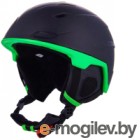 Шлем горнолыжный Blizzard Double / 163345 (60-63см, Black Matt/Neon Green/Big Logo)