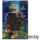 Грунты для аквариумов и террариумов Цветная мраморная крошка Эко грунт 2-5mm 7kg Black 7-1042
