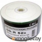  CD-R CMC 700 Mb, 52x, Bulk (50), Full Ink Print (50/600)